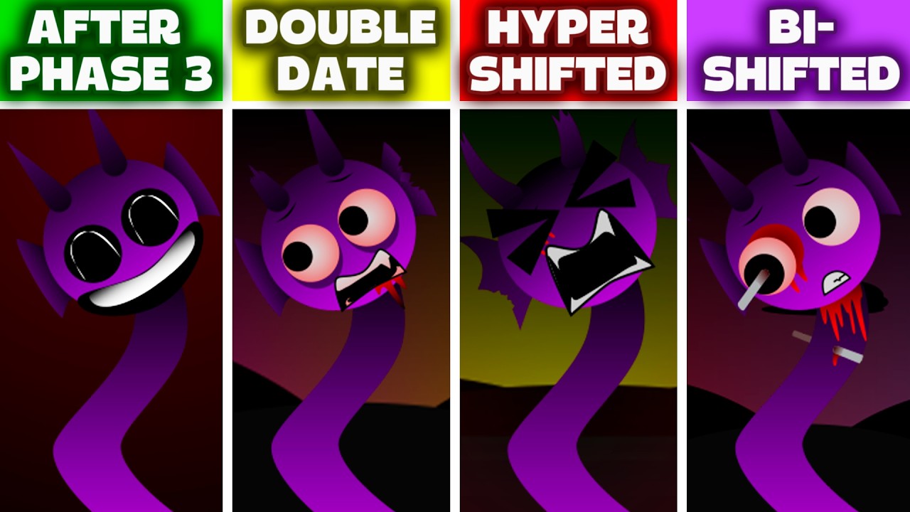 Sprunki HYPER SHIFTED, DOUBLE DATE, BI-SHIFTED But Everyone Is REPEAT After PHASE 3