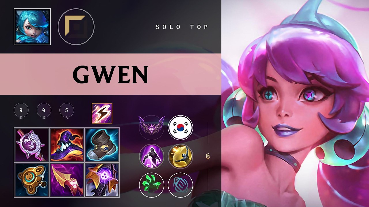 Gwen Top vs Malphite - KR Master Patch 26.08