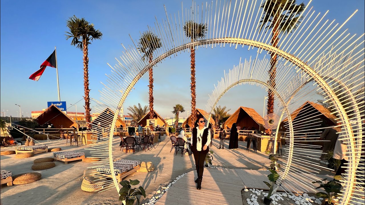 Castra a pop-up cafe in Kuwait worth seeing! | Causeway Janet Bridge