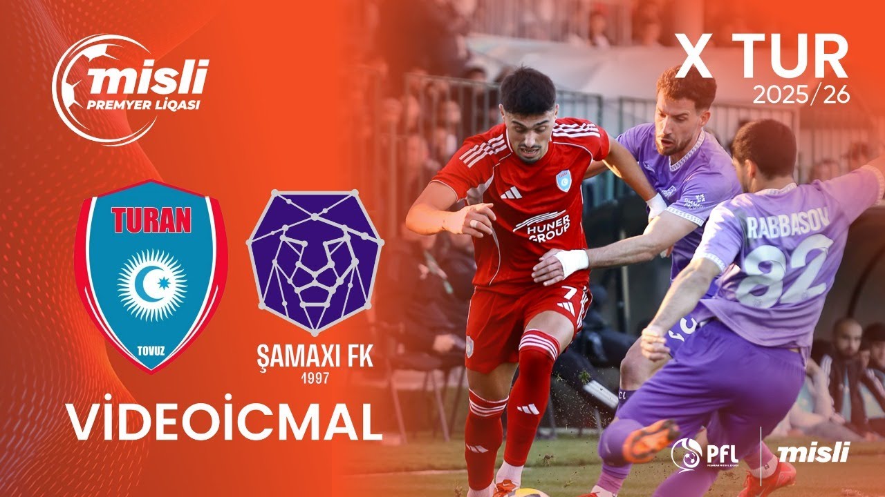 Misli Premyer Liqası 2025/2026 X tur &ldquo;Turan Tovuz&rdquo; 2&ndash;1 &ldquo;Şamaxı&rdquo;