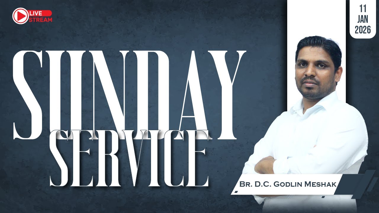 🅻🅸🆅🅴 || SUNDAY SERVICE || 11-01-2026 || Br. D.C.GODLIN MESHAK|| KIRUBASANAM KALLIKUPPAM