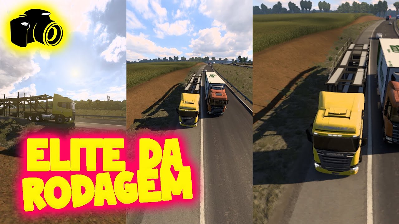 COMBOIO 128 PLAYERS - MAPA ELITE DA RODAGEM  - EURO TRUCK SIMULATOR 2 1.50  - JOGOS COISADOS