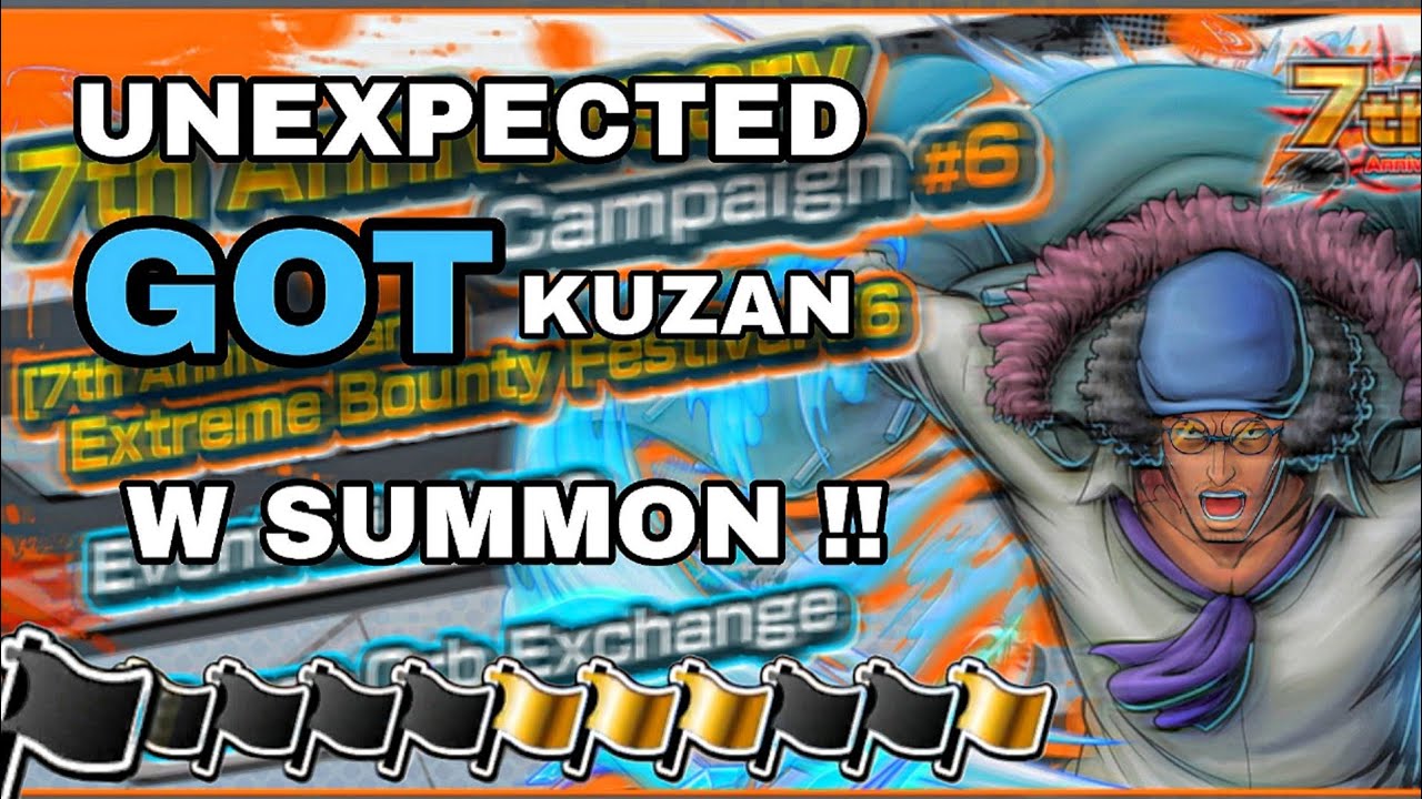 SUMMONING KUZAN BANNER !! ONE PIECE BOUNTY RUSH !!