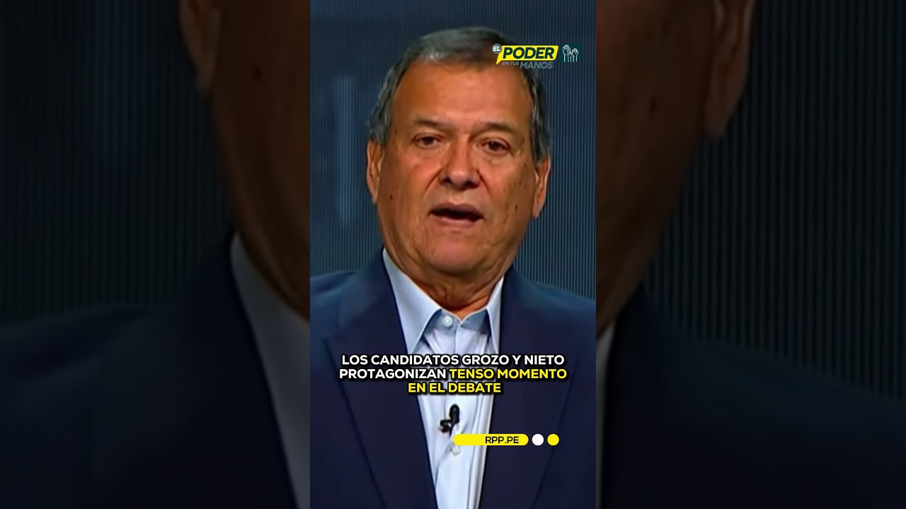 🗳️🔥 El candidato Wolfgang Grozo cuestion&oacute; a Jorge Nieto, posteriormente este respondi&oacute; #shortrpp