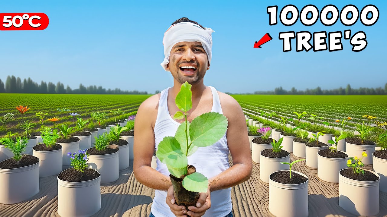 We Plant 1 Lakh Trees - एक लाख पेड़🌳| 100% Real