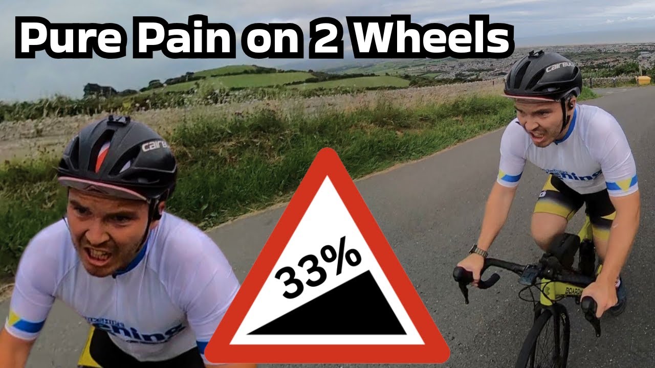 Gwaenysgor 33% Steep Hill Climb - Road Cycling Challenge in North Wales