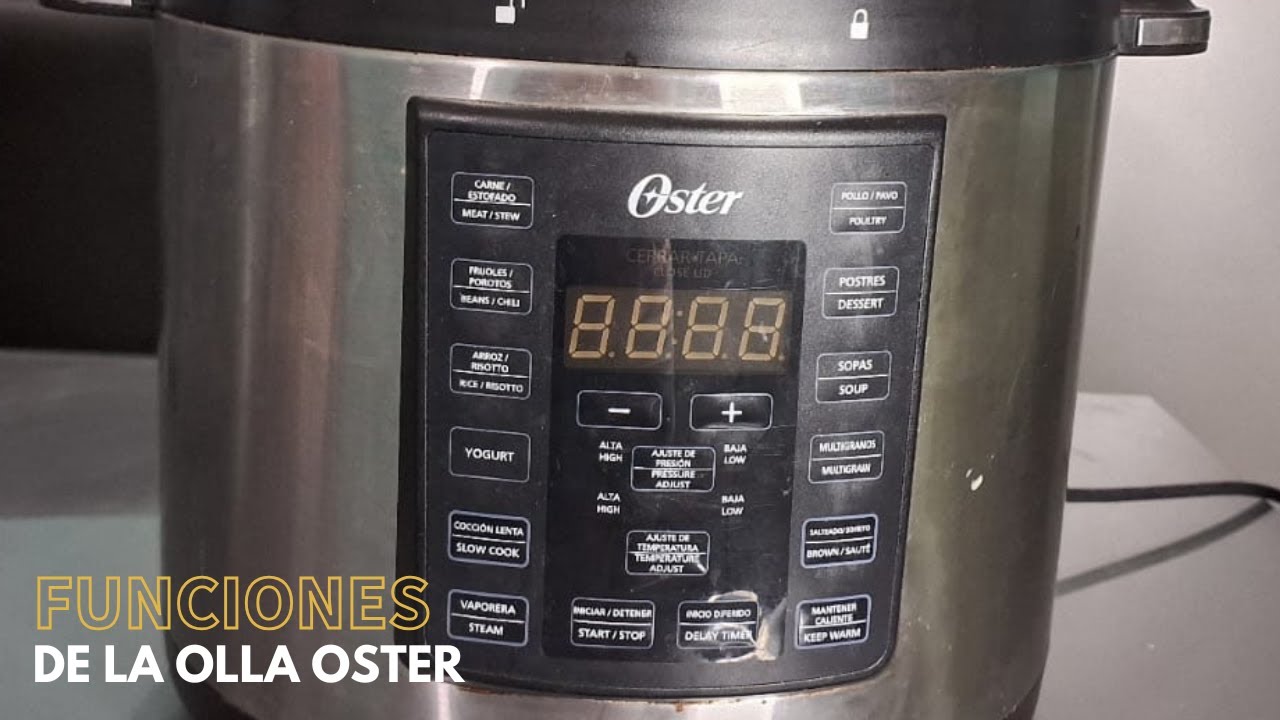 FUNCIONES DE LA MULTIOLLA OSTER | GUIA COMPLETA PARA SU USO Y APLICACIONES | Cocinando con Sara