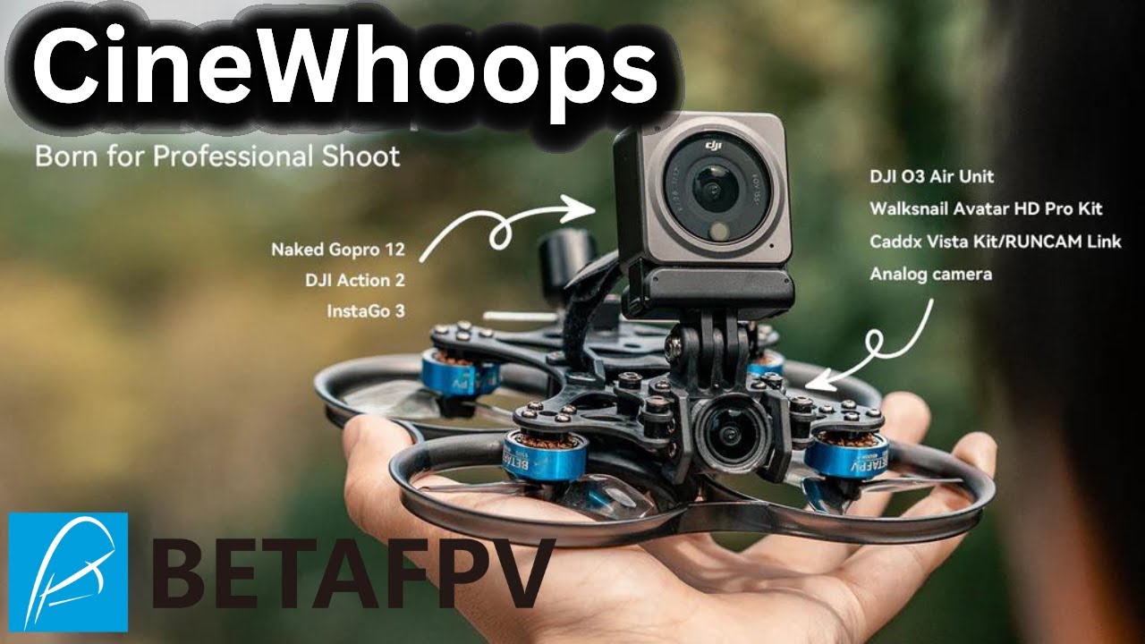 Дроны Cinewhoop в 2024 году — подключайтесь и играйте в серию Pavo ради победы?!