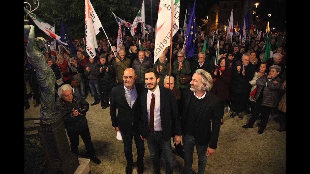 Comizio di Enzo Lattuca e Nicola Zingaretti a Cesena