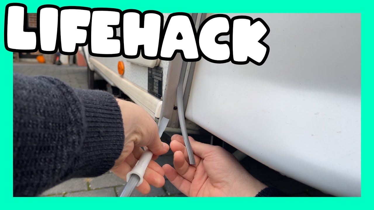 Wohnwagen Leistenfüller Kederband erneuern - Lifehack