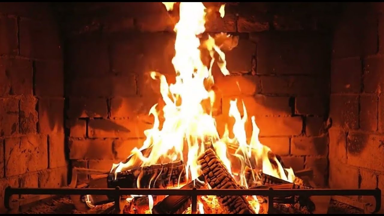 ❄️ The Most Relaxing Winter Fireplace — Fire Sounds for Warmth & Deep Sleep