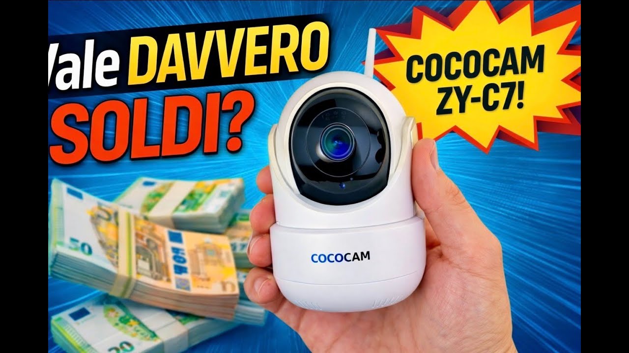Questa telecamera COCOCAM è una sorpresa! Test completo ZY-C7