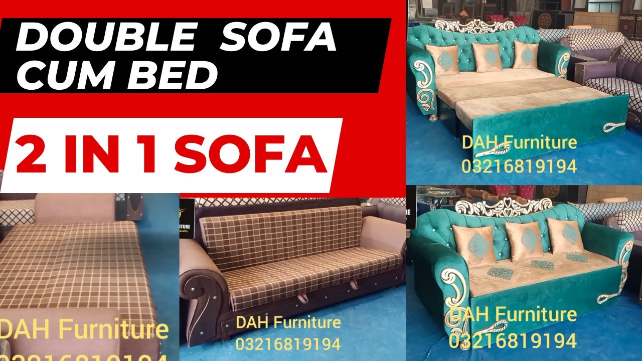 Double Sofa Cum Bed |2 in 1| Singl Sofa Cum Bed | DAH Furniture Lahore | Friday offer