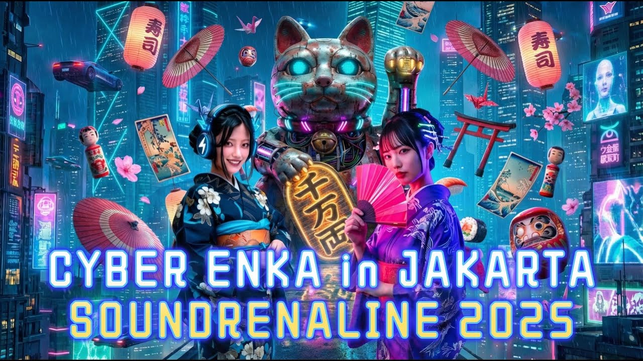 CYBER ENKA in Soundrenaline 2025 Jakarta (Cyber Enka Bahasa Indonesia Mix)