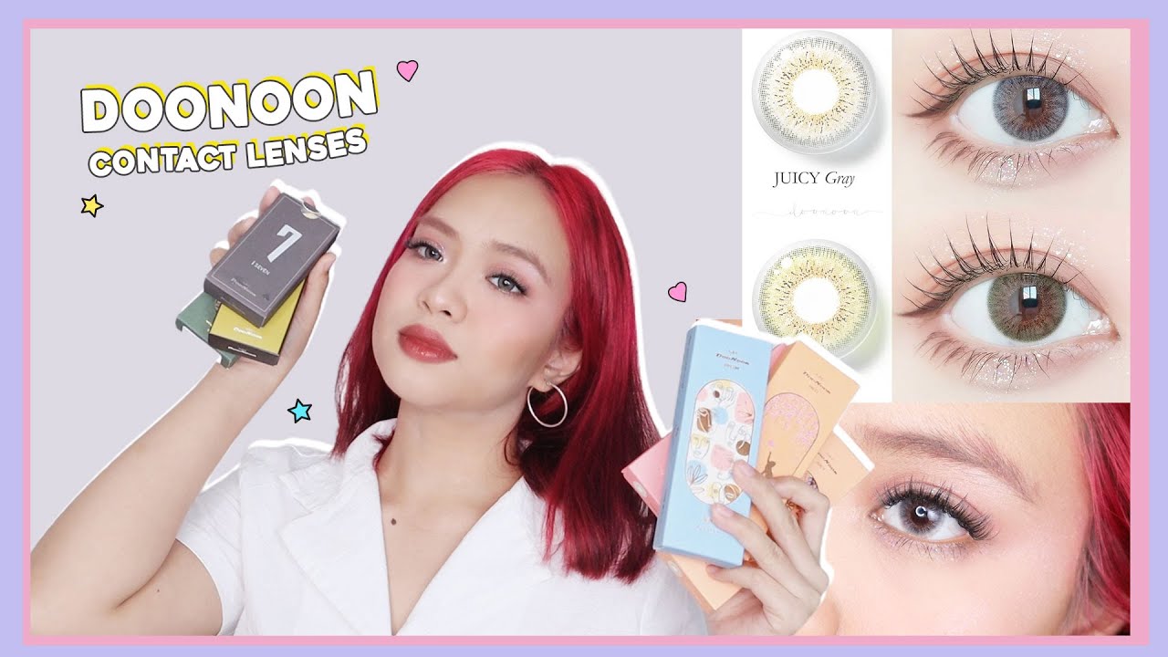 THE BEST KOREAN CONTACT LENS?! DOONOON try on | phonycore 2023 (Philippines)