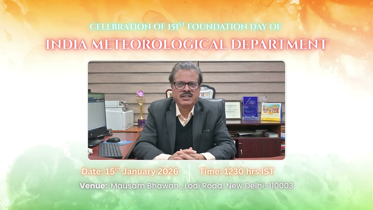 Message from Director General of Meteorology Dr. M. Mohapatra