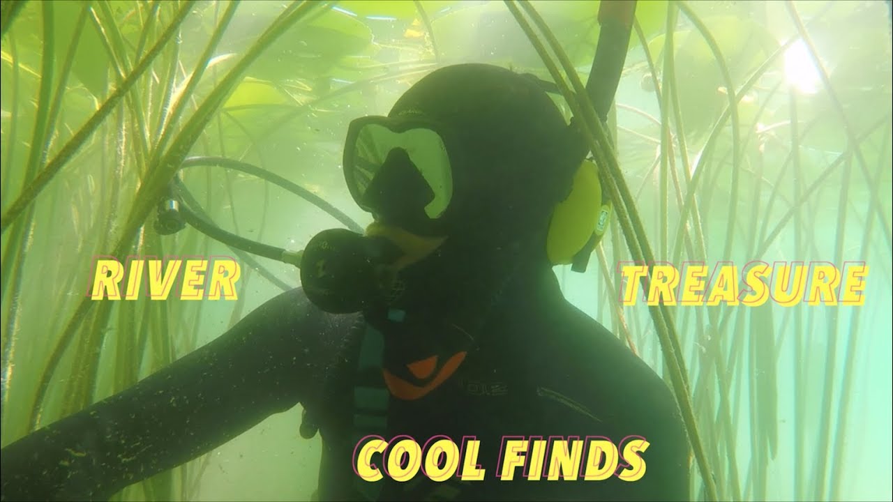 Found Gun Part, Unique Mask & Jewelry (River Treasure Hookah Diving)