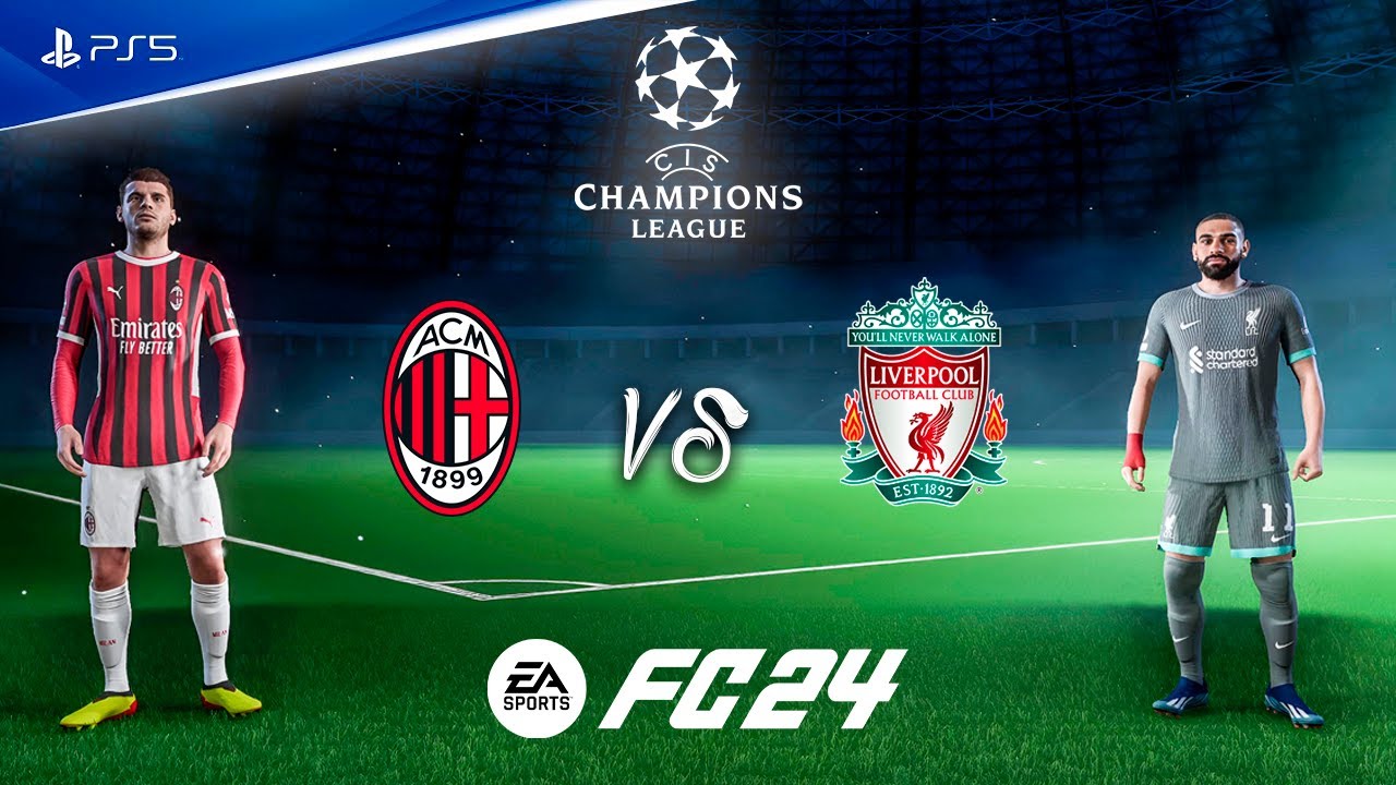 FC 24 - Милан vs Ливерпуль » Лига Чемпионов 1 Тура 24\25 Полный Матча