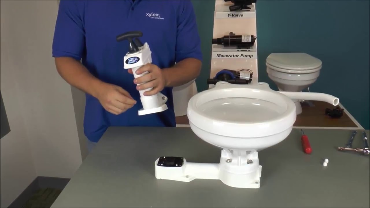 Change a Jabsco Manual Toilet From Right Handed to Left Handed
