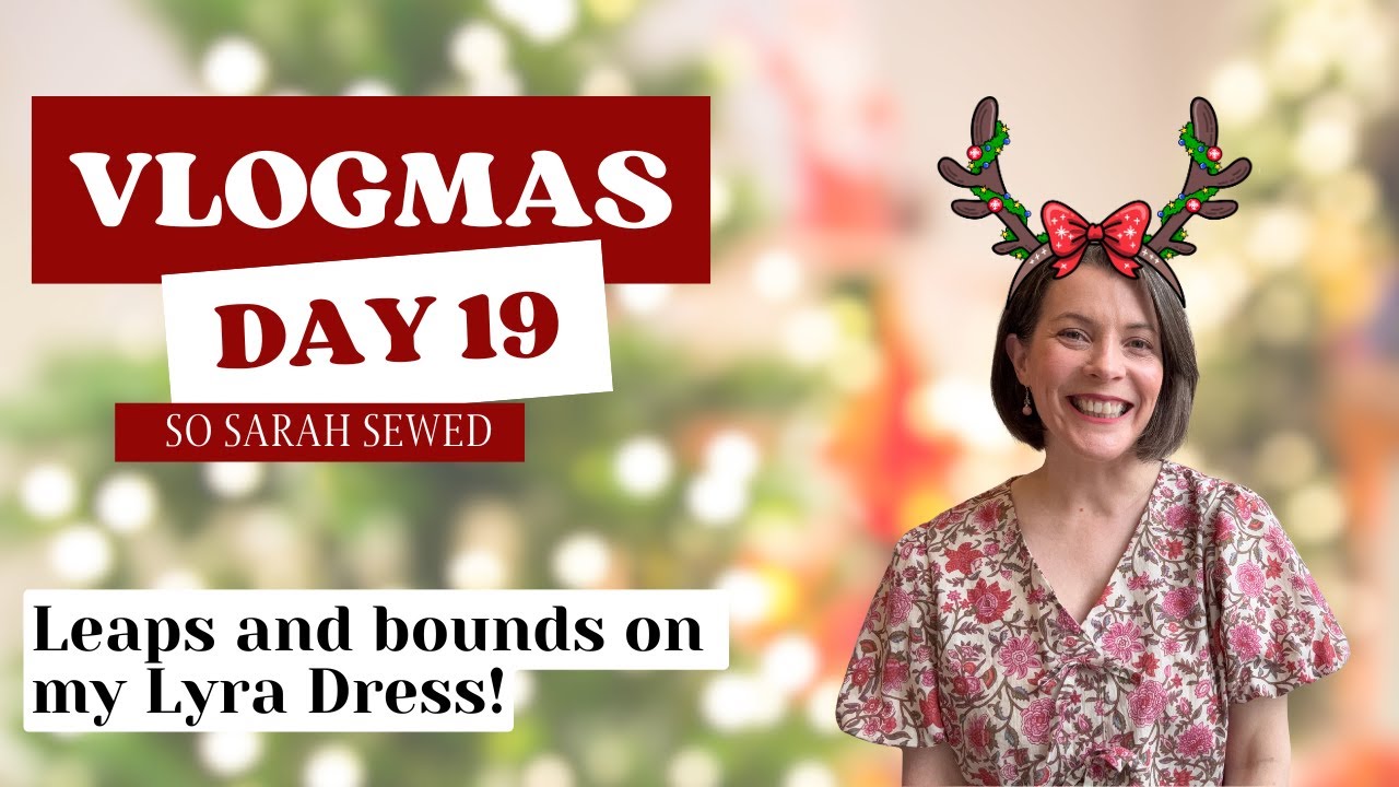 Vlogmas, 19-й день | Много информации о процессе шитья платья Lyra и приготовлении имбирных пряни...