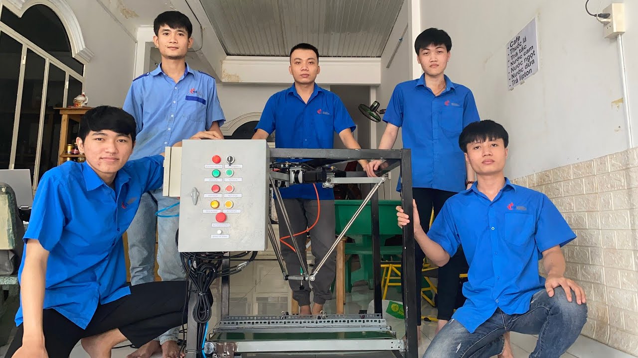 Tổng quát và quy trình vận hành đồ án (Robot Delta đóng gói sản phẩm)