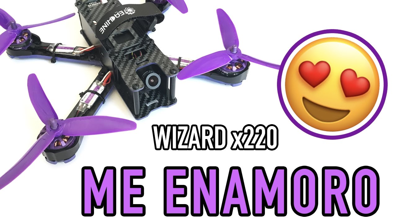 TE VAS A ENAMORAR DE ESTE DRONE DE CARRERAS | MUY BARATO | WIZARD x220