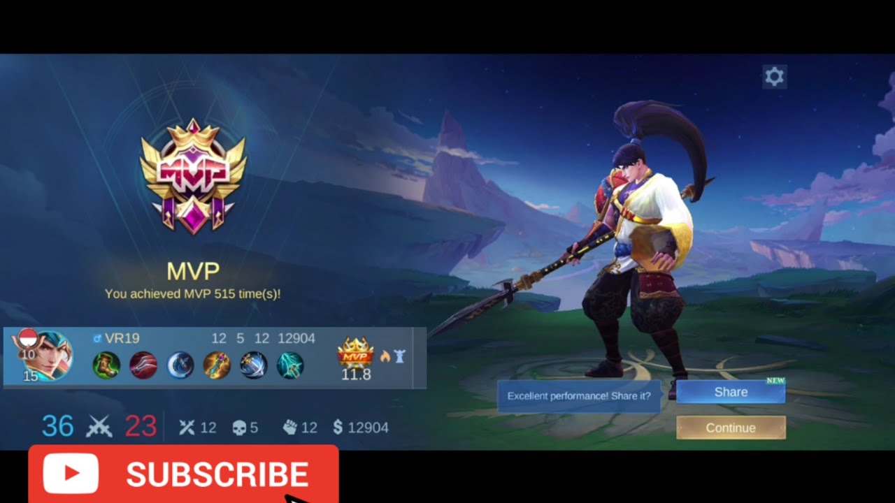 Zilong mvp 