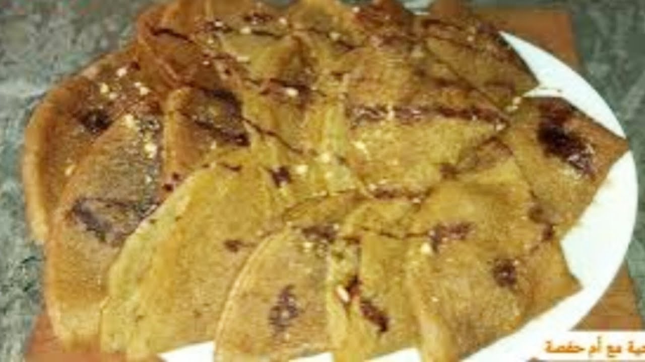 كريب بدقيق#الشعير#فقط بمكونات صحية مع حشوة طبيعية وكيجي رائع