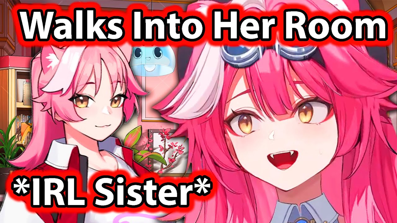 Raora's IRL Sister Walks Into Her Room During Stream and Chat Loses It 【Hololive】