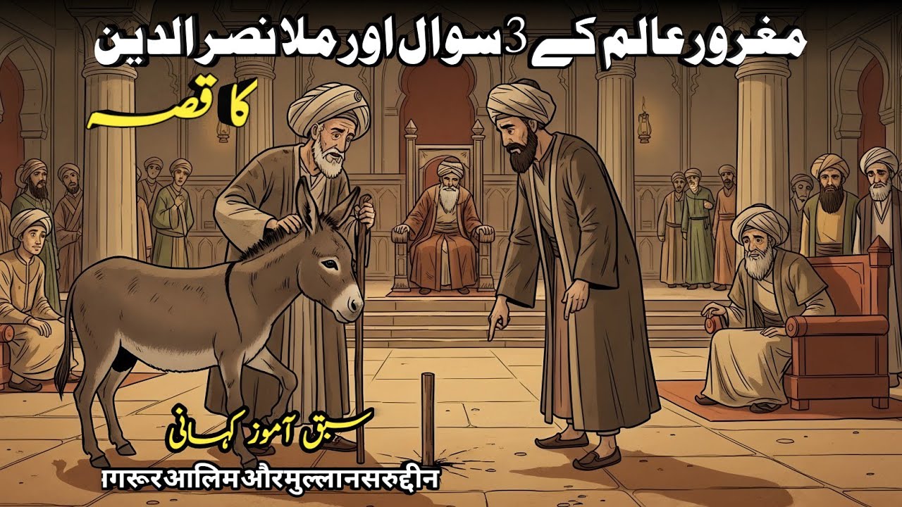 Gharoor Ka Anjaam | Mulla Nasruddin Ka Zabardast Qissa | Islamic Moral Story In Urdu Hindi | Urdu |