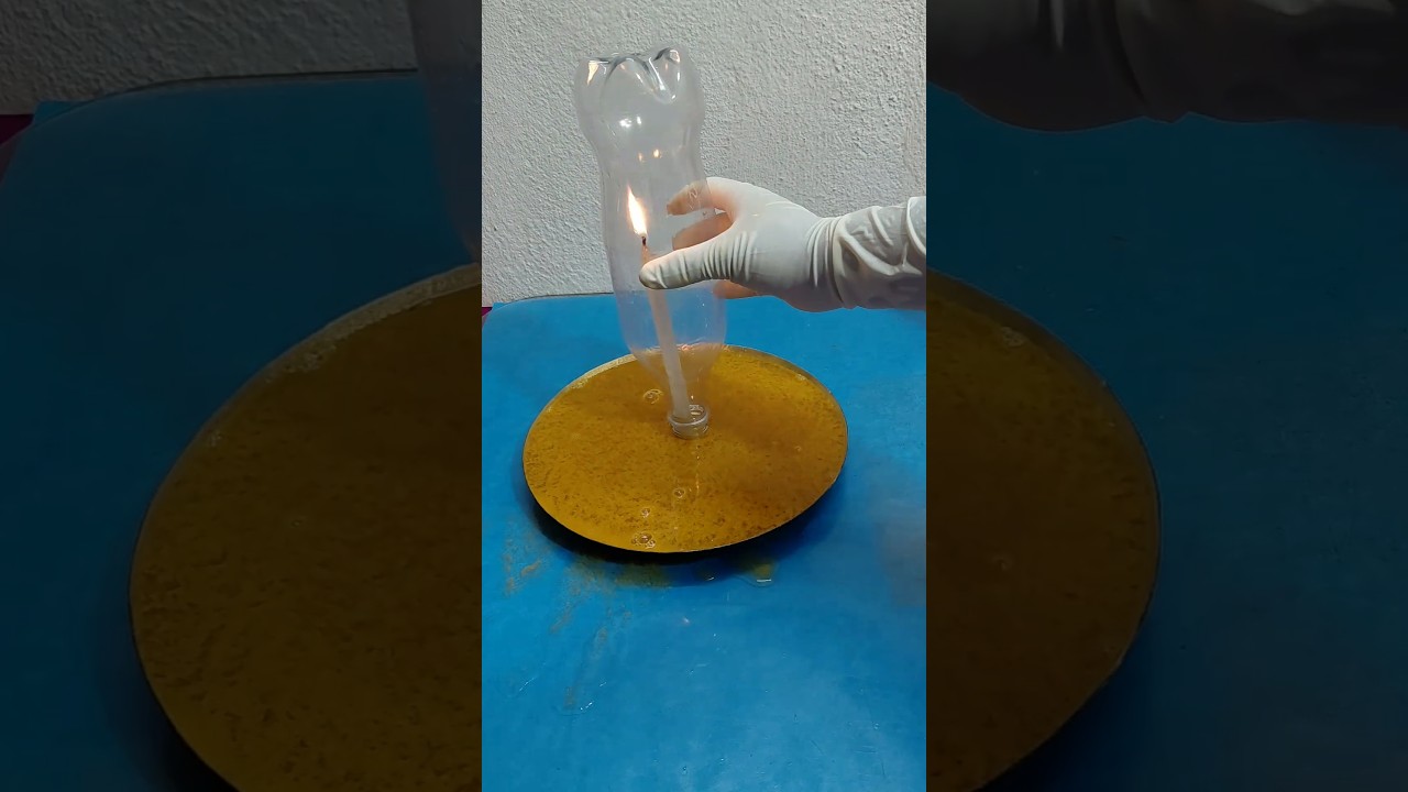 "🔥 Bottle Mein Pani Ka Magic Trick! | Simple Science Experiment"