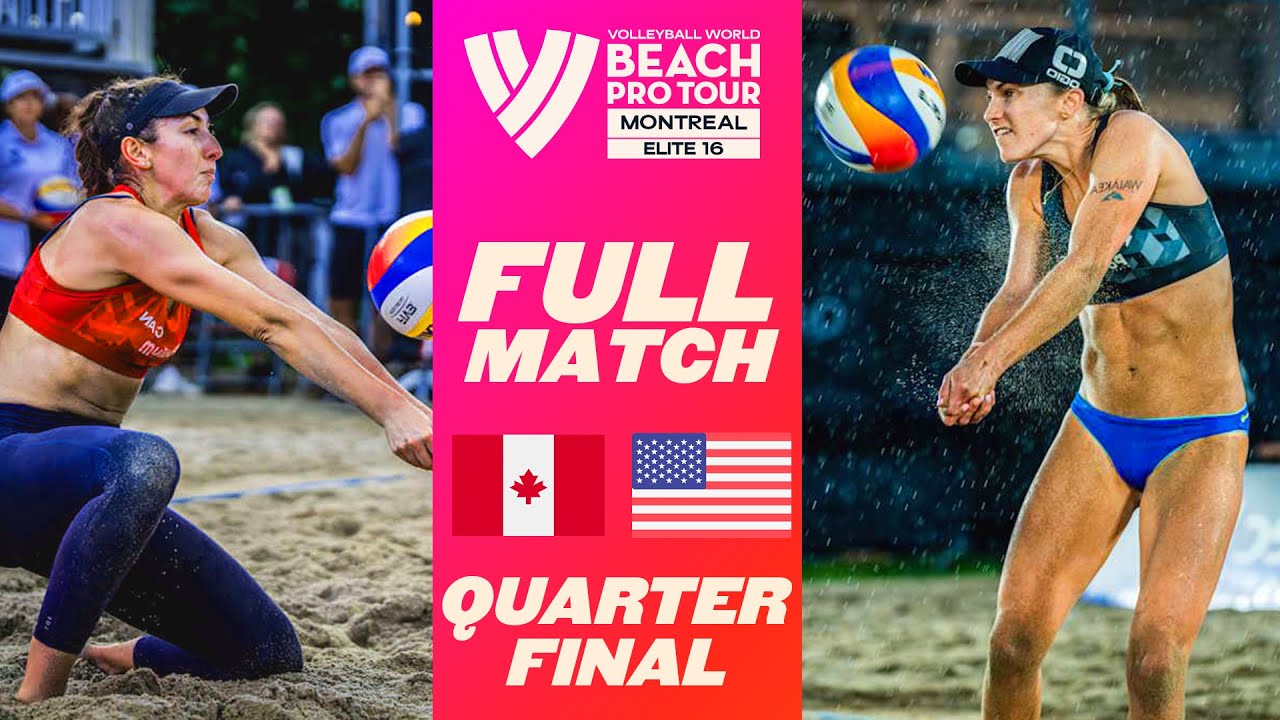 Nuss/Kloth 🇺🇸 vs. Melissa/Brandie 🇨🇦 - Quarter Finals | Full Match - Beach Pro Tour - Montréal 2023