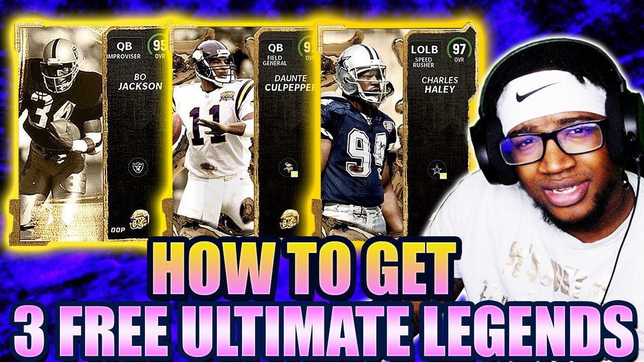 HOW TO GET 3 FREE ULTIMATE LEGENDS! MADDEN 23 ULTIMATE TEAM