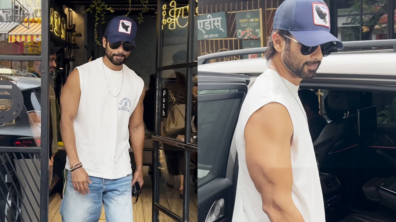 Shahid Kapoor Spotted In Bandra