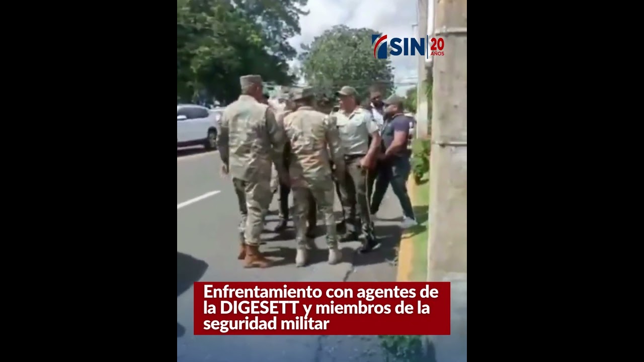 Enfrentamiento con agentes de la DIGESETT y miembros de la seguridad militar