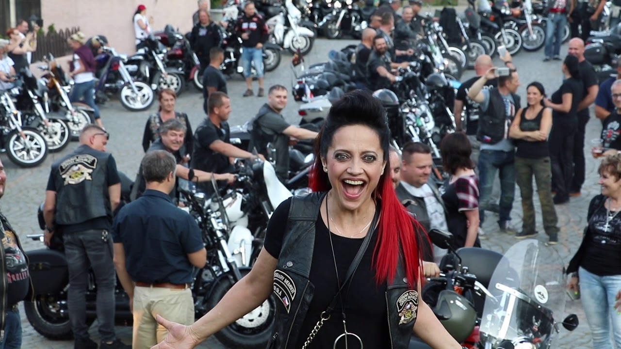 Lucie Bílá a Harley-Davidson v Otvovicích