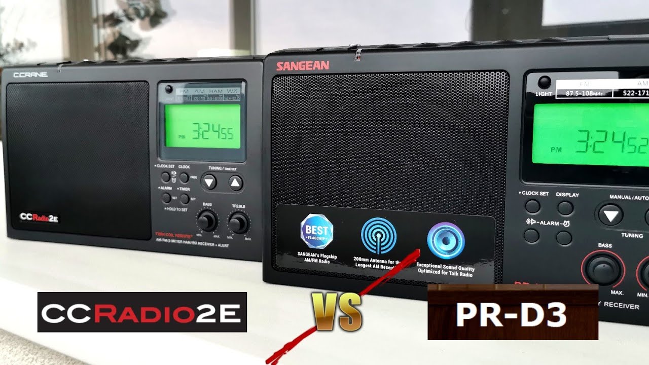 C. Crane CC Radio 2E vs Sangean PR-D3 midday AM comparison. Test 01. 13 01 2025, Lithuania, Europe.