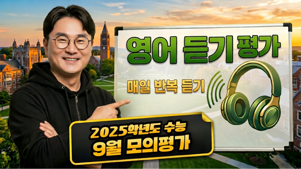 2025 수능 9월 모의평가 영어 듣기평가 FULL｜실전 그대로｜고3·N수생 필수 연습