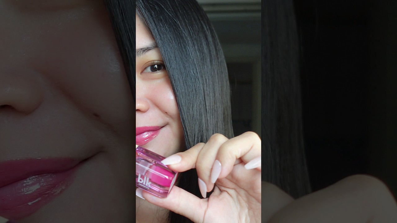 I Tried BLK Cosmetics NEW Color Adapting Lip Oil!