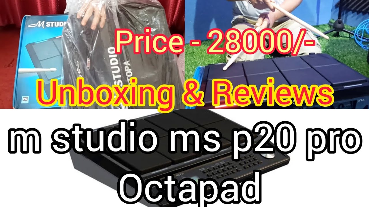 #m#studio#ms#p20#pro#octapad#Unboxing#Reviews #mstudiomsp20prooctapad