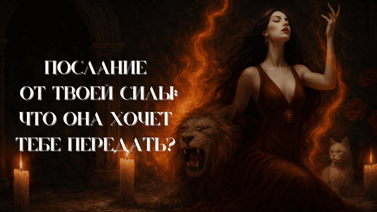 Послание от твоей Силы: Что она хочет тебе передать? | Таро | Расклад Трансформации 🖤