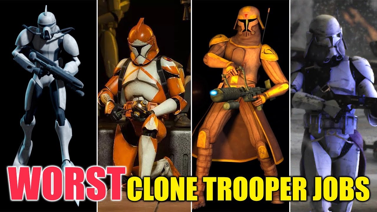 9 Worst Jobs for a Clone Trooper