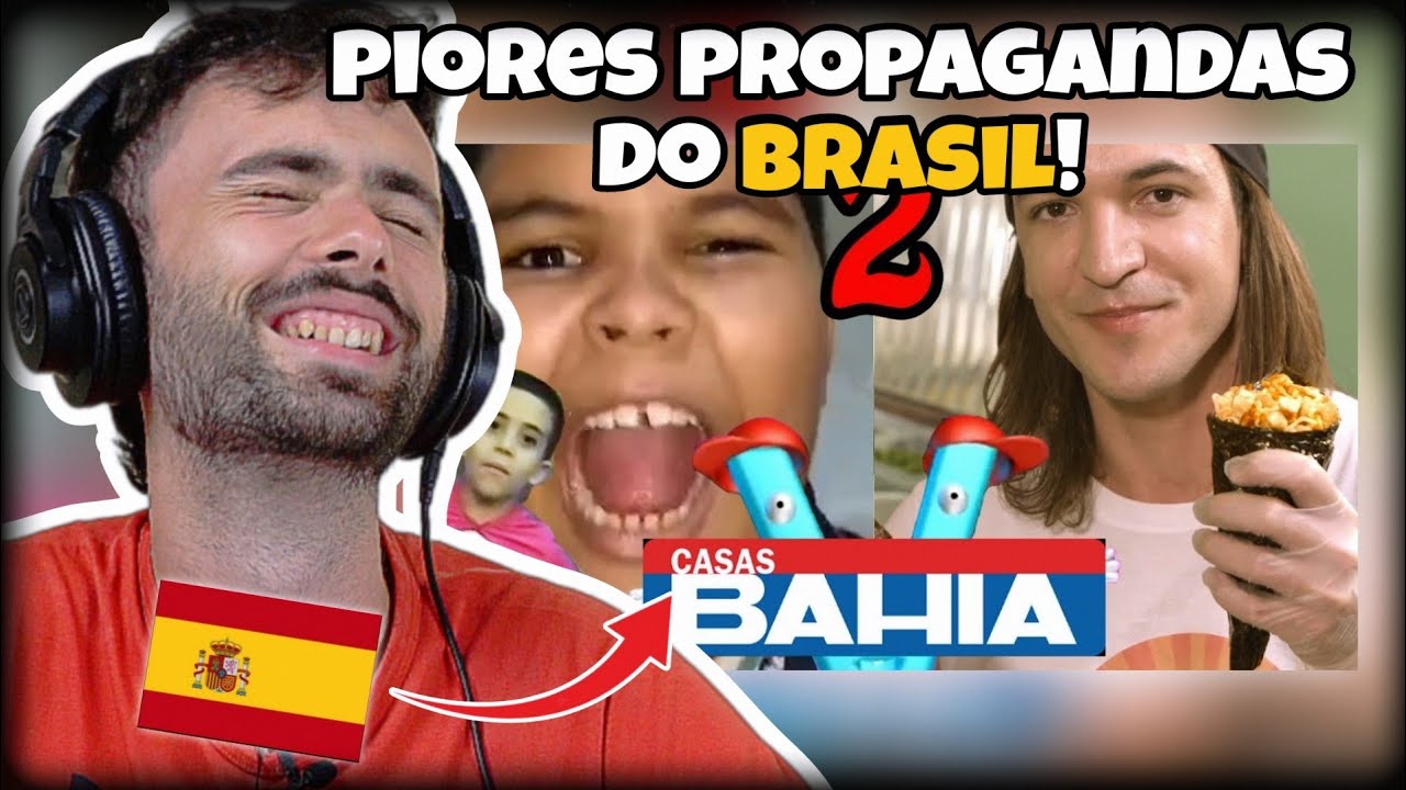 Espanhol reage as PIORES propagandas e comerciais da Televisão | FALA DE TUDO