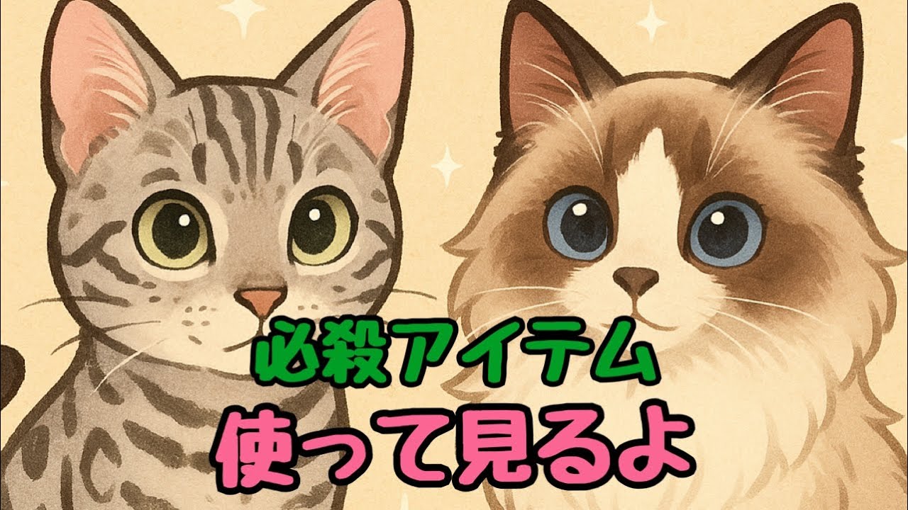 【猫メロメロ】必殺アイテム