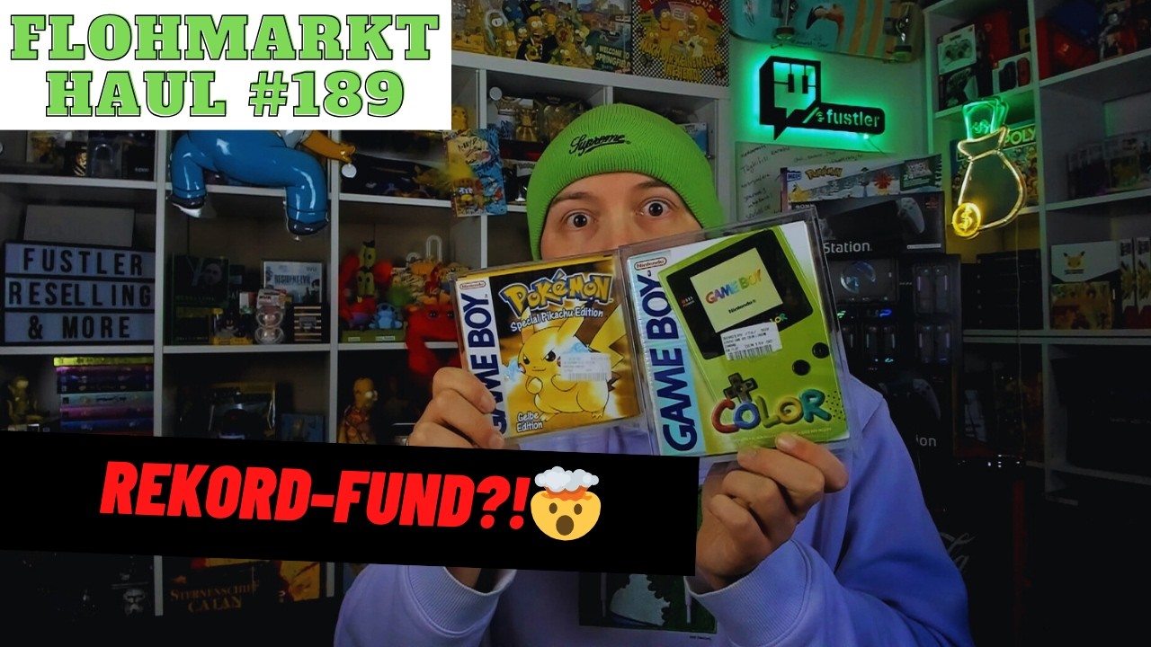 NINTENDO GAMEBOY in OVP REKORD FUND?! - Bester Flohmarkt 2024 - VÖLLIGE ESKALATION
