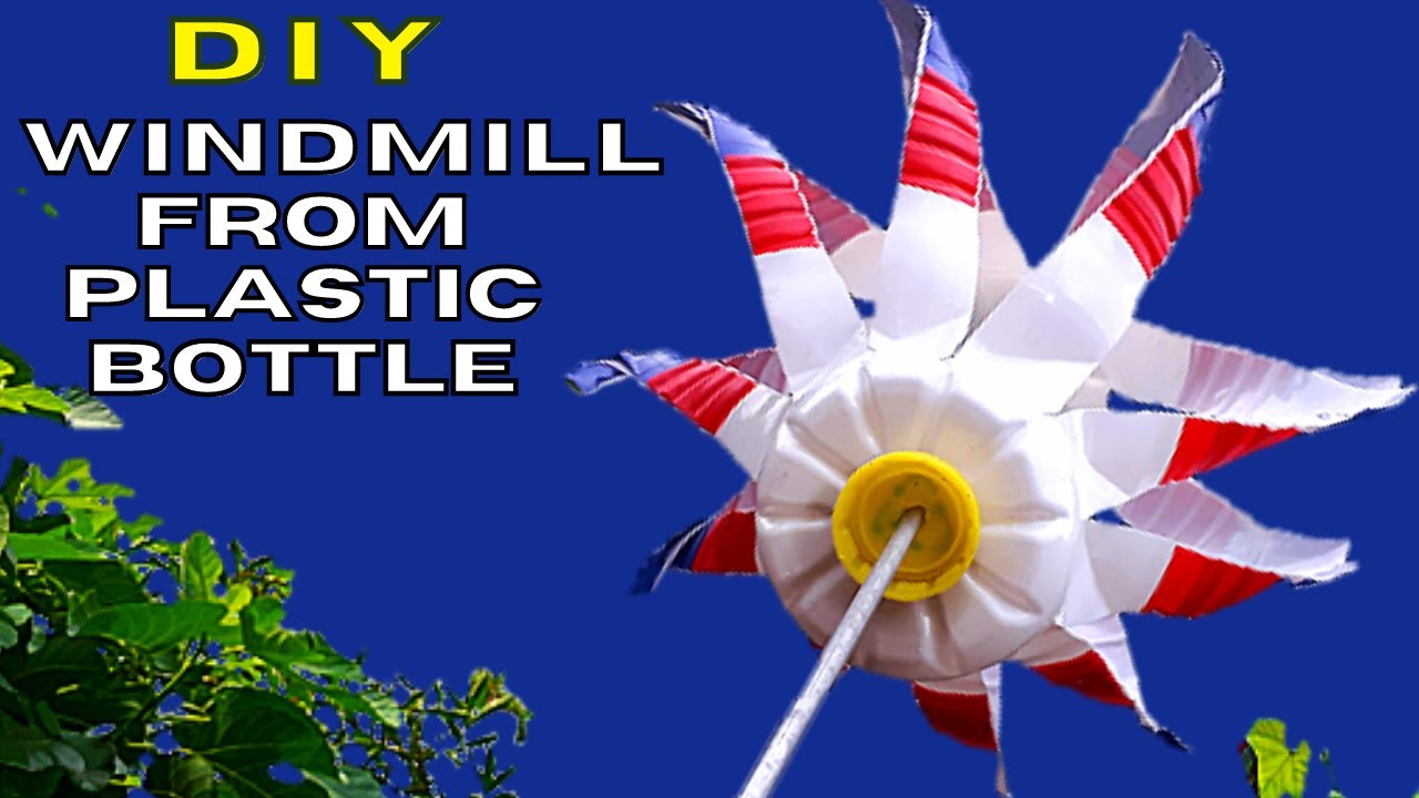 DIY |  HOW TO MAKE WINDMILL  FROM  PLASTIC  BOTTLE  | HANDMADE |  GARDEN DECOR