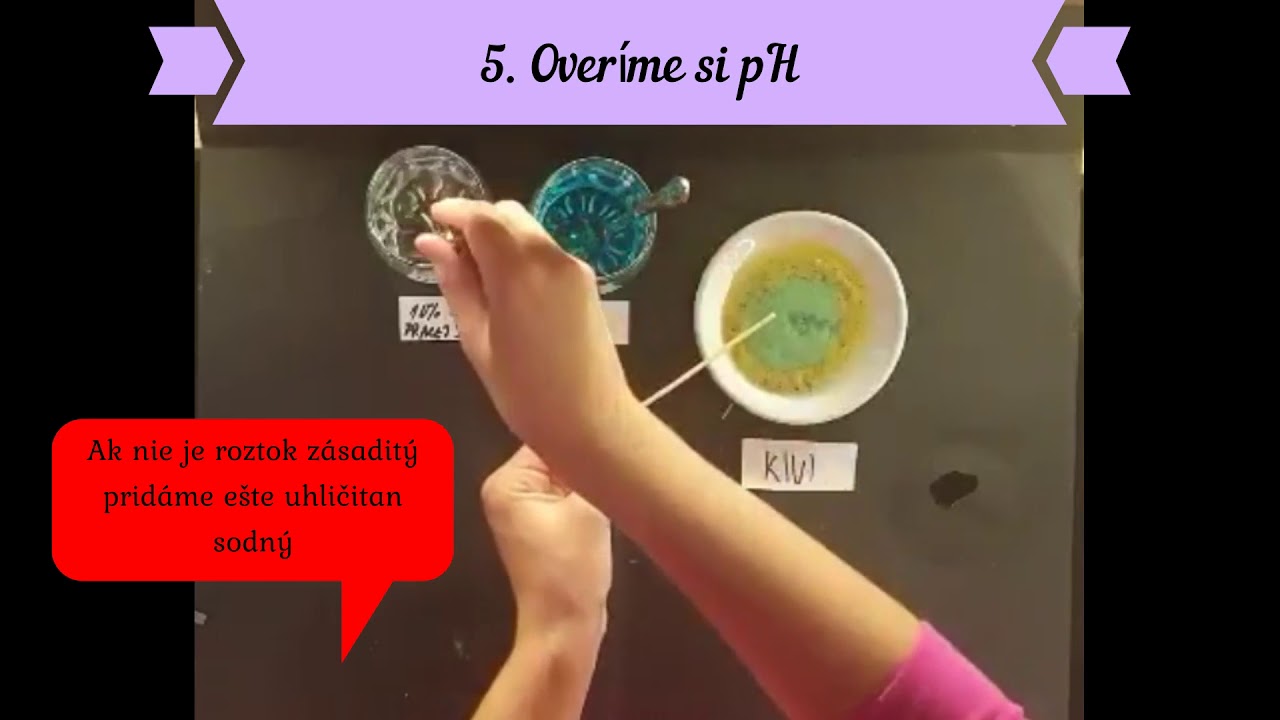 Dôkaz bielkovín v ovocí  ISCED 2