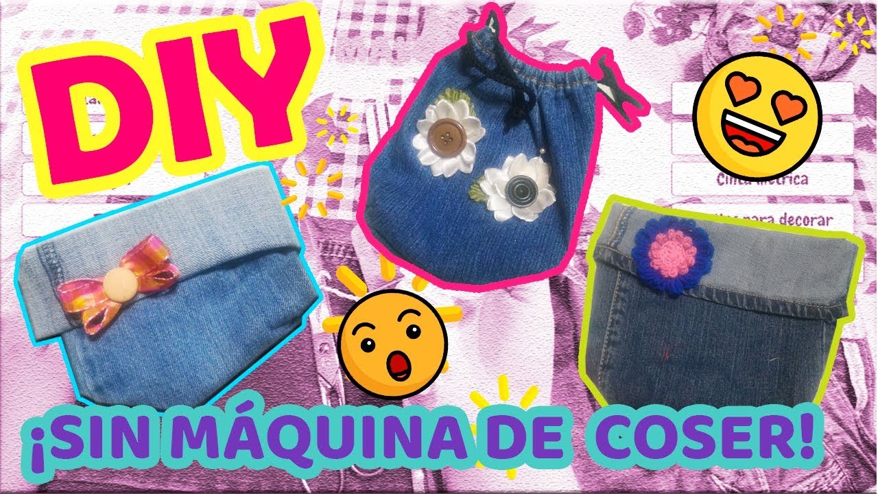 BOLSAS DE TELA FÁCILES | Sin máquina de coser #DIY