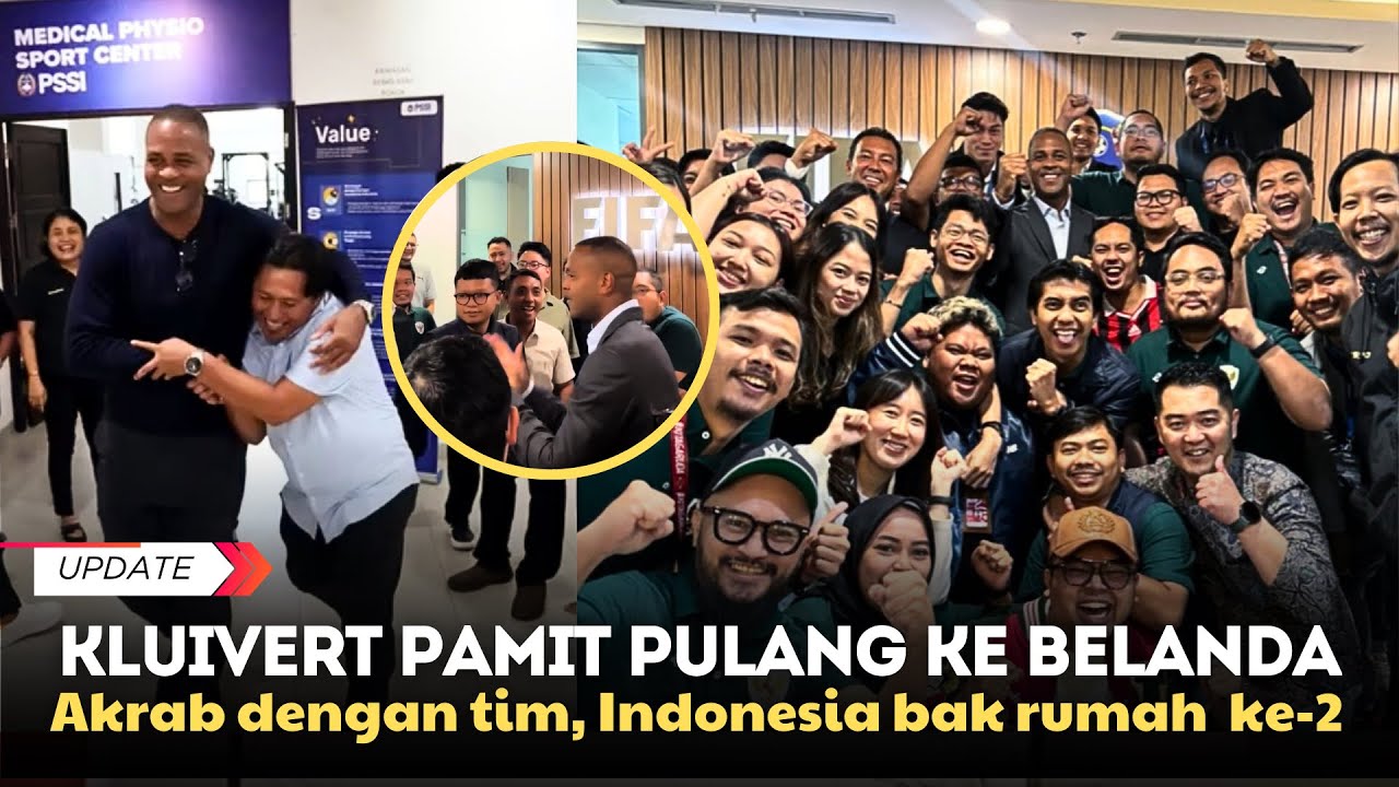 PATRCIK KLUIVERT & DENNY LANDZAAT PAMIT KE BELANDA USAI TUNTASKAN TUGAS AWAL TIMNAS INDONESIA