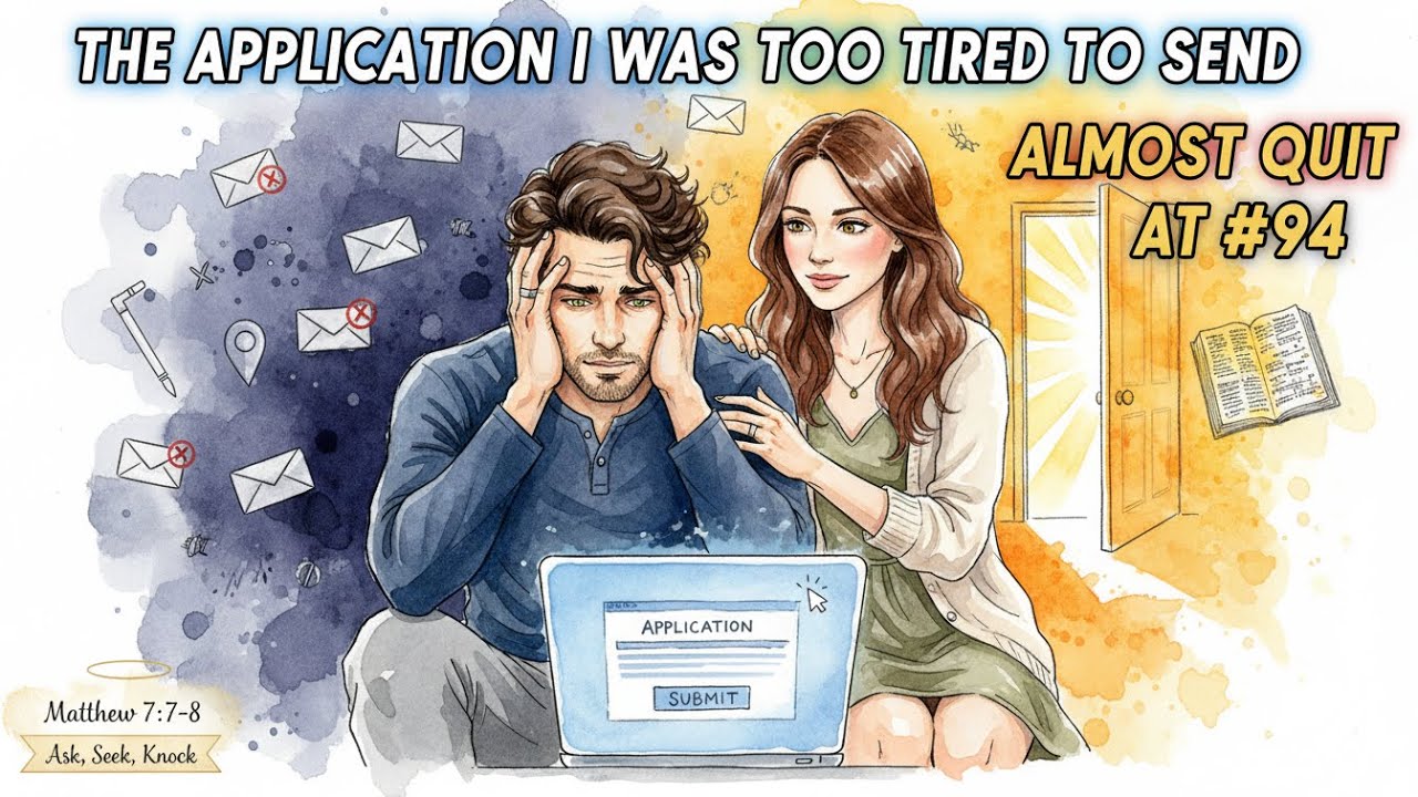The Job Application I Was TOO TIRED to Send at 11:47 PM (Matthew 7:7-8)